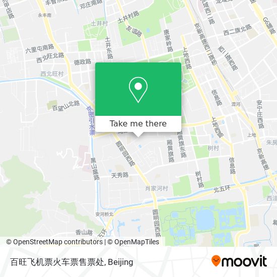 百旺飞机票火车票售票处 map