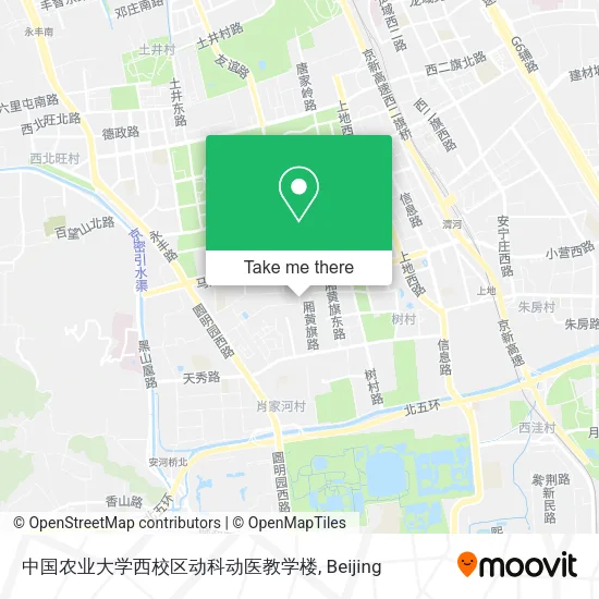 中国农业大学西校区动科动医教学楼 map