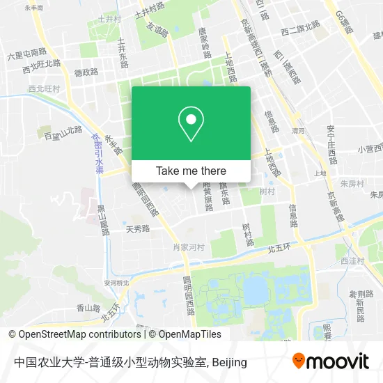 中国农业大学-普通级小型动物实验室 map