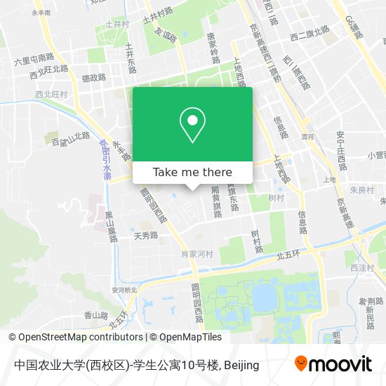 中国农业大学(西校区)-学生公寓10号楼 map