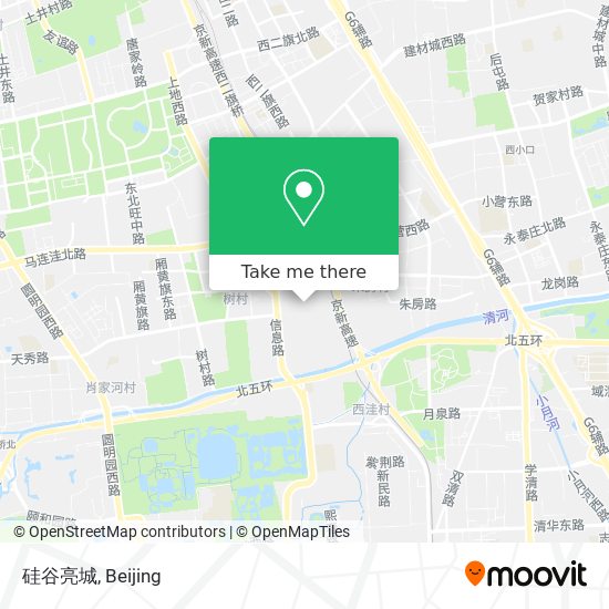 硅谷亮城 map
