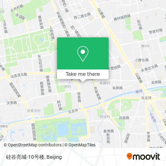 硅谷亮城-10号楼 map