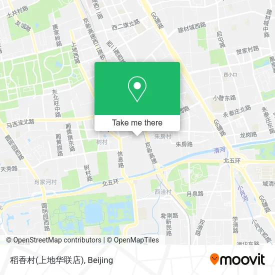 稻香村(上地华联店) map