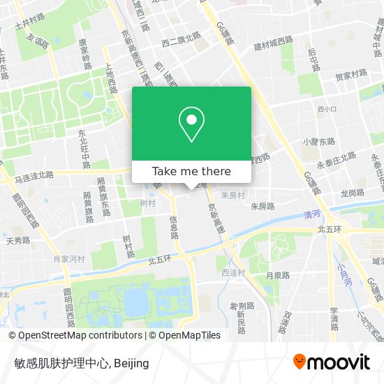 敏感肌肤护理中心 map
