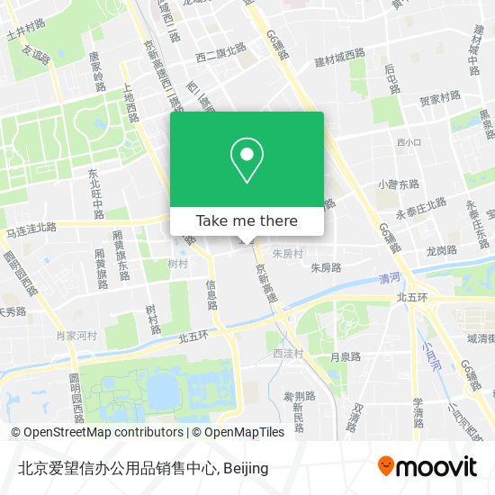 北京爱望信办公用品销售中心 map