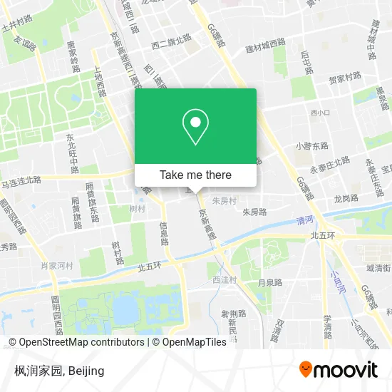 枫润家园 map