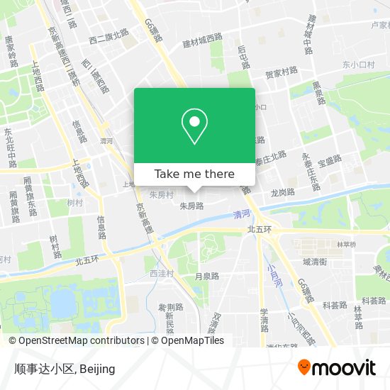 顺事达小区 map