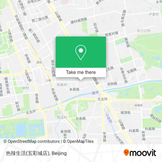 热辣生活(五彩城店) map