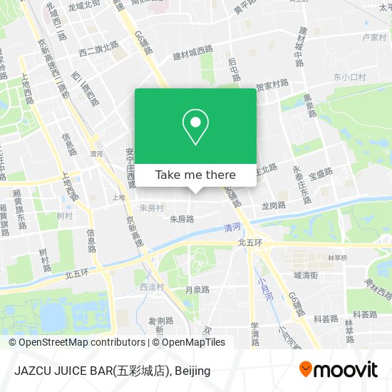 JAZCU JUICE BAR(五彩城店) map