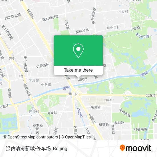 强佑清河新城-停车场 map