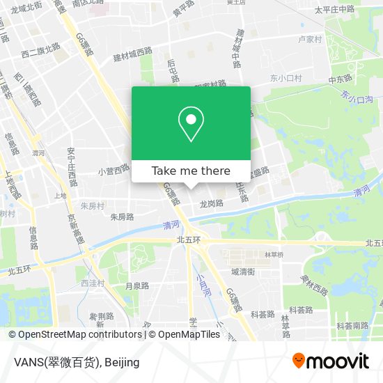 VANS(翠微百货) map