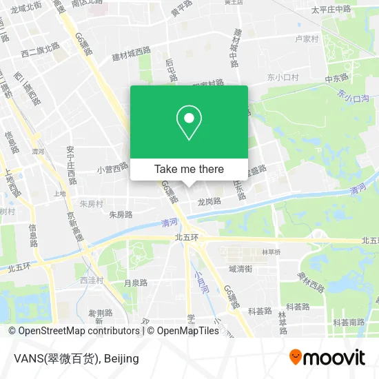 VANS(翠微百货) map