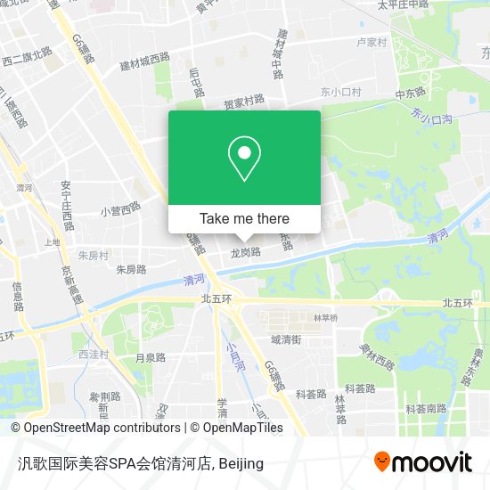 汎歌国际美容SPA会馆清河店 map