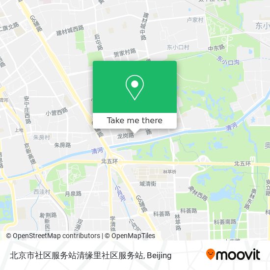 北京市社区服务站清缘里社区服务站 map