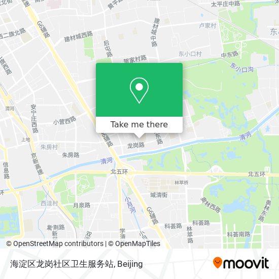 海淀区龙岗社区卫生服务站 map