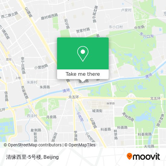 清缘西里-5号楼 map