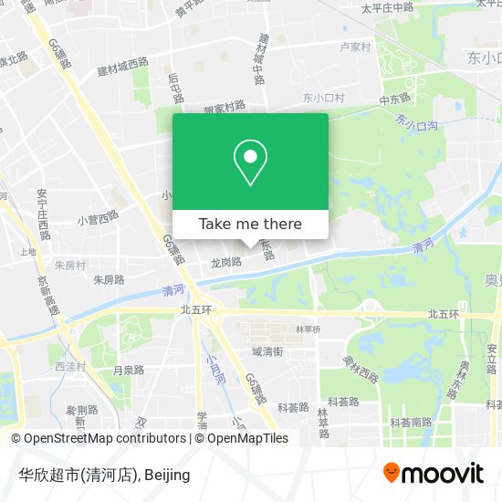 华欣超市(清河店) map