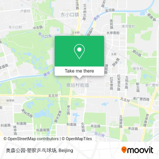 奥森公园-塑胶乒乓球场 map