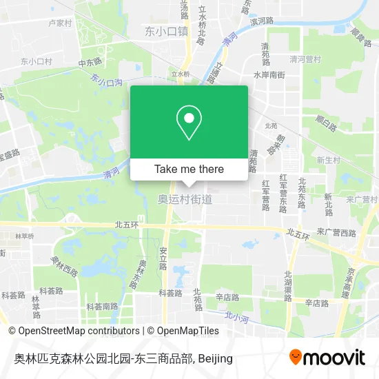 奥林匹克森林公园北园-东三商品部 map