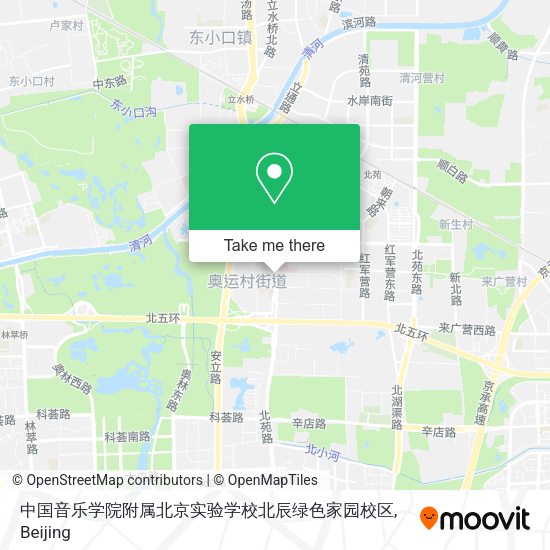 中国音乐学院附属北京实验学校北辰绿色家园校区 map