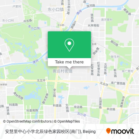 安慧里中心小学北辰绿色家园校区(南门) map
