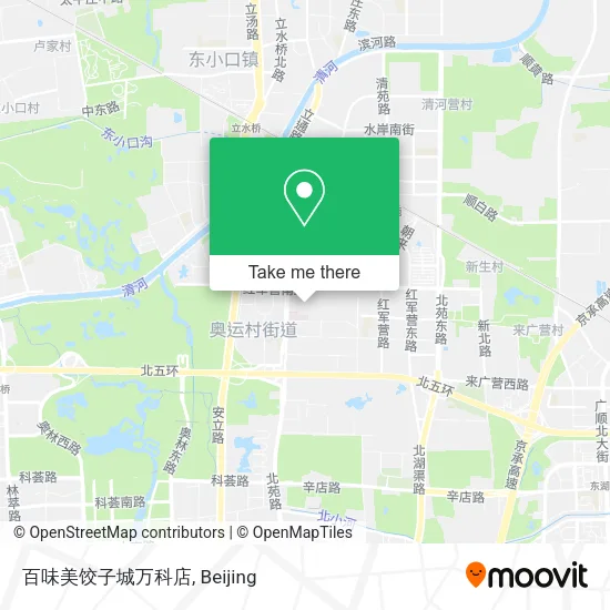 百味美饺子城万科店 map