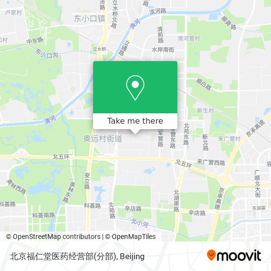 北京福仁堂医药经营部(分部) map