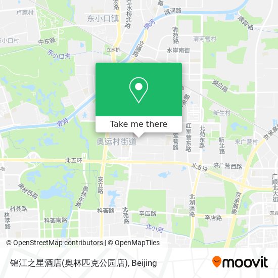 锦江之星酒店(奥林匹克公园店) map