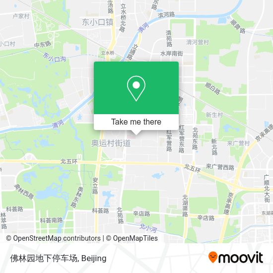 佛林园地下停车场 map