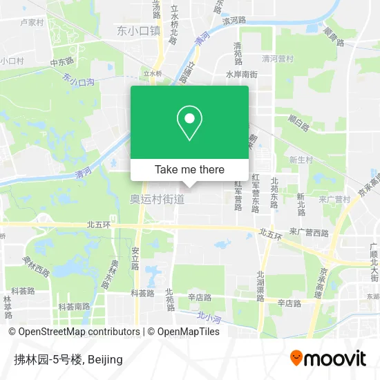 拂林园-5号楼 map