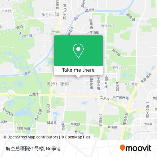 航空总医院-1号楼 map