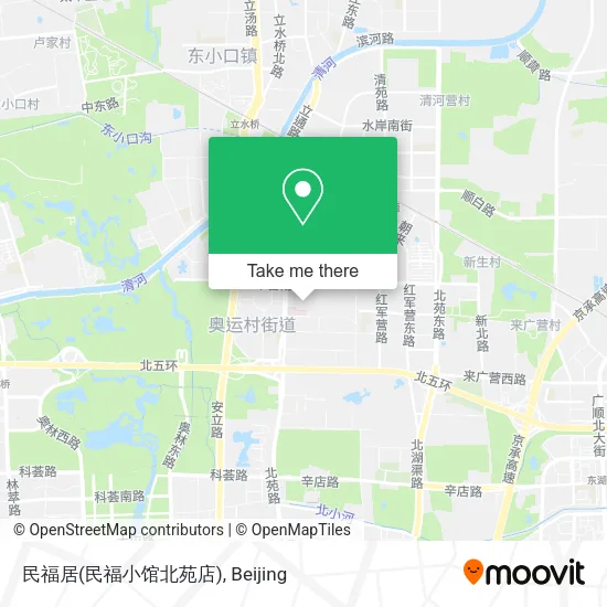 民福居(民福小馆北苑店) map