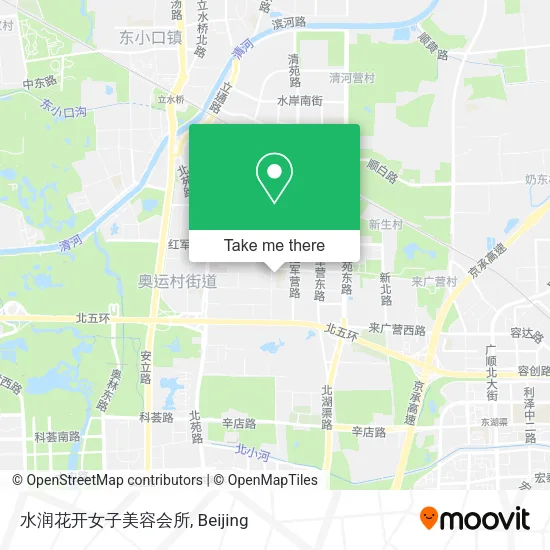 水润花开女子美容会所 map