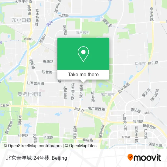 北京青年城-24号楼 map