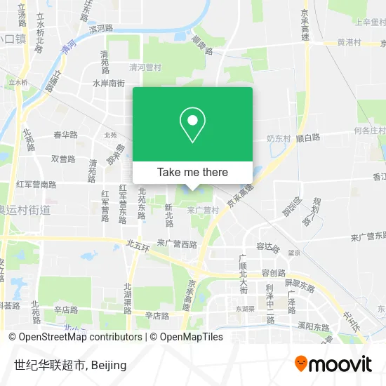 世纪华联超市 map