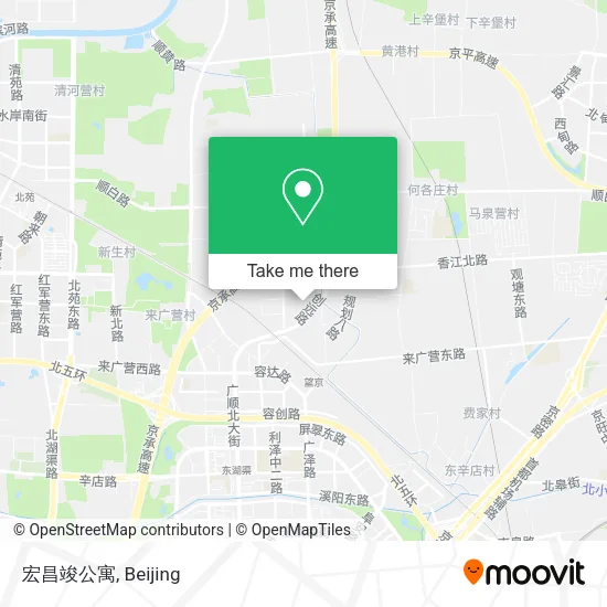 宏昌竣公寓 map