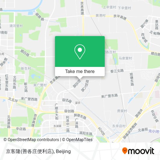 京客隆(善各庄便利店) map