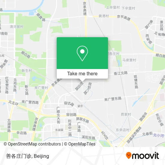 善各庄门诊 map