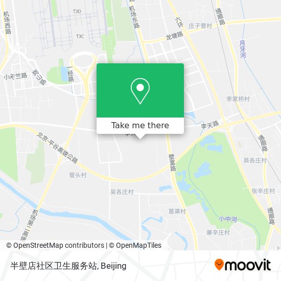 半壁店社区卫生服务站 map