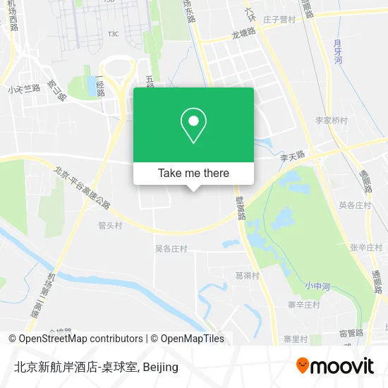 北京新航岸酒店-桌球室 map