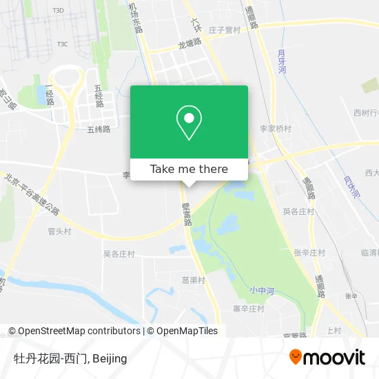 牡丹花园-西门 map