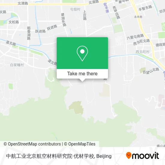 中航工业北京航空材料研究院·优材学校 map