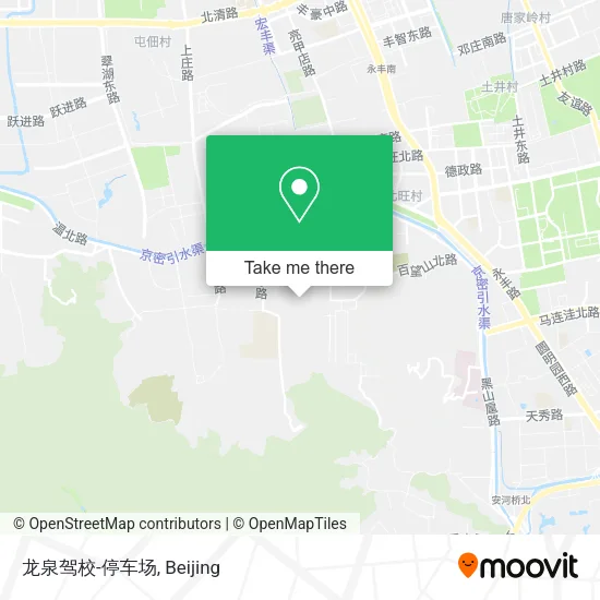 龙泉驾校-停车场 map