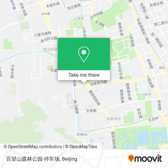 百望山森林公园-停车场 map