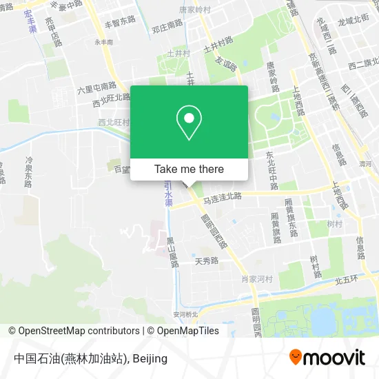 中国石油(燕林加油站) map