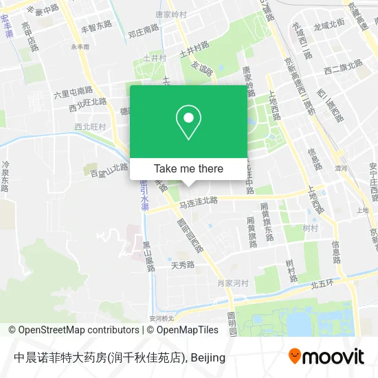 中晨诺菲特大药房(润千秋佳苑店) map