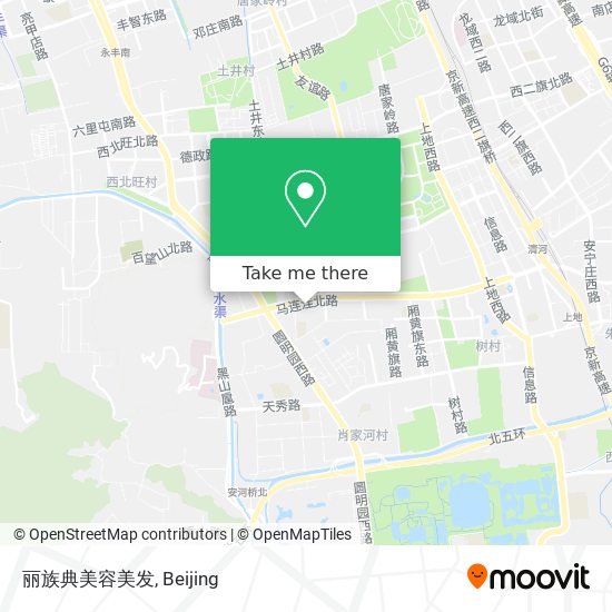 丽族典美容美发 map