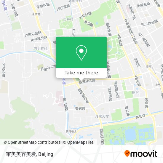 审美美容美发 map