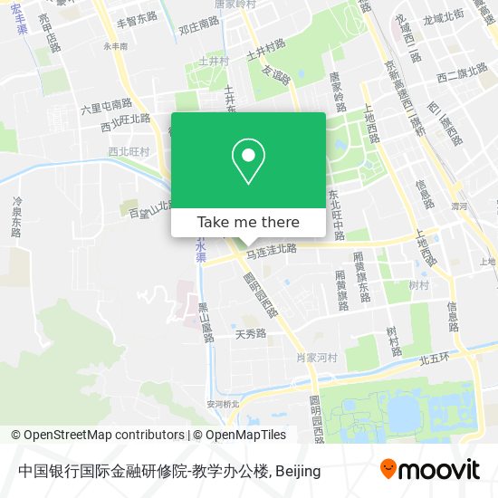 中国银行国际金融研修院-教学办公楼 map