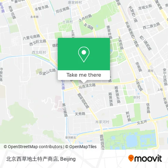 北京西草地土特产商店 map